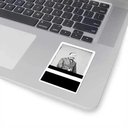 Portrait of Lieut. Gen. James Longstreet, Officer of the Confederate Army (U.S. Civil War) STICKER Vinyl Kiss-Cut Decal - The Sticker Space