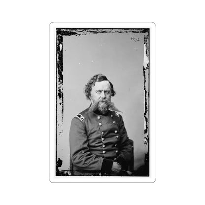 Portrait of Maj. Gen. Adolphus S. Williams, Officer of the Federal Army (U.S. Civil War) STICKER Vinyl Kiss-Cut Decal 4 Inch White - The Sticker Space