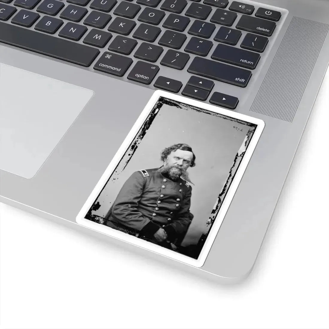 Portrait of Maj. Gen. Adolphus S. Williams, Officer of the Federal Army (U.S. Civil War) STICKER Vinyl Kiss-Cut Decal - The Sticker Space