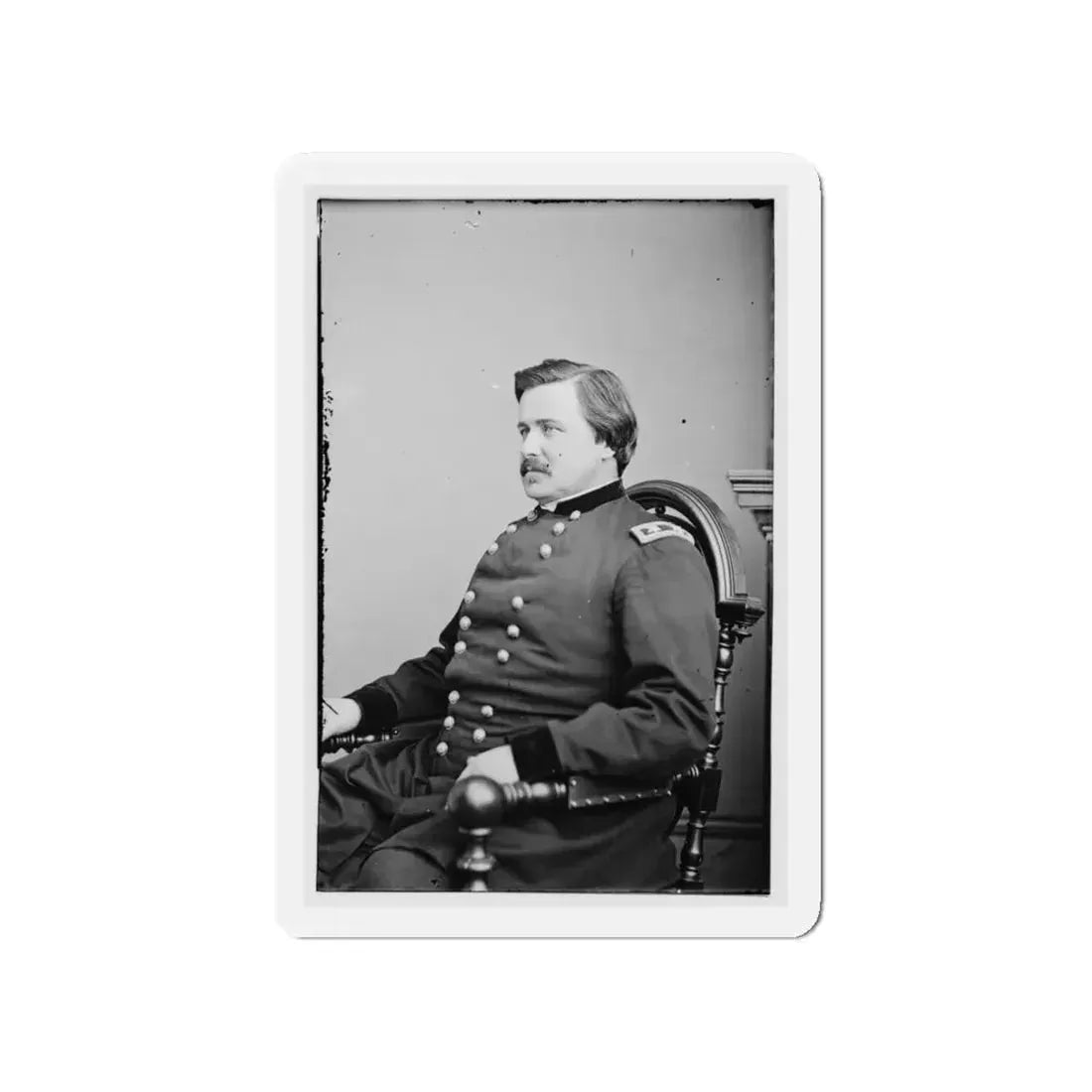 Portrait Of Maj. Gen. Alexander Mcd. Mccook, Officer Of The Federal Army (U.S. Civil War) Refrigerator Magnet - The Sticker Space
