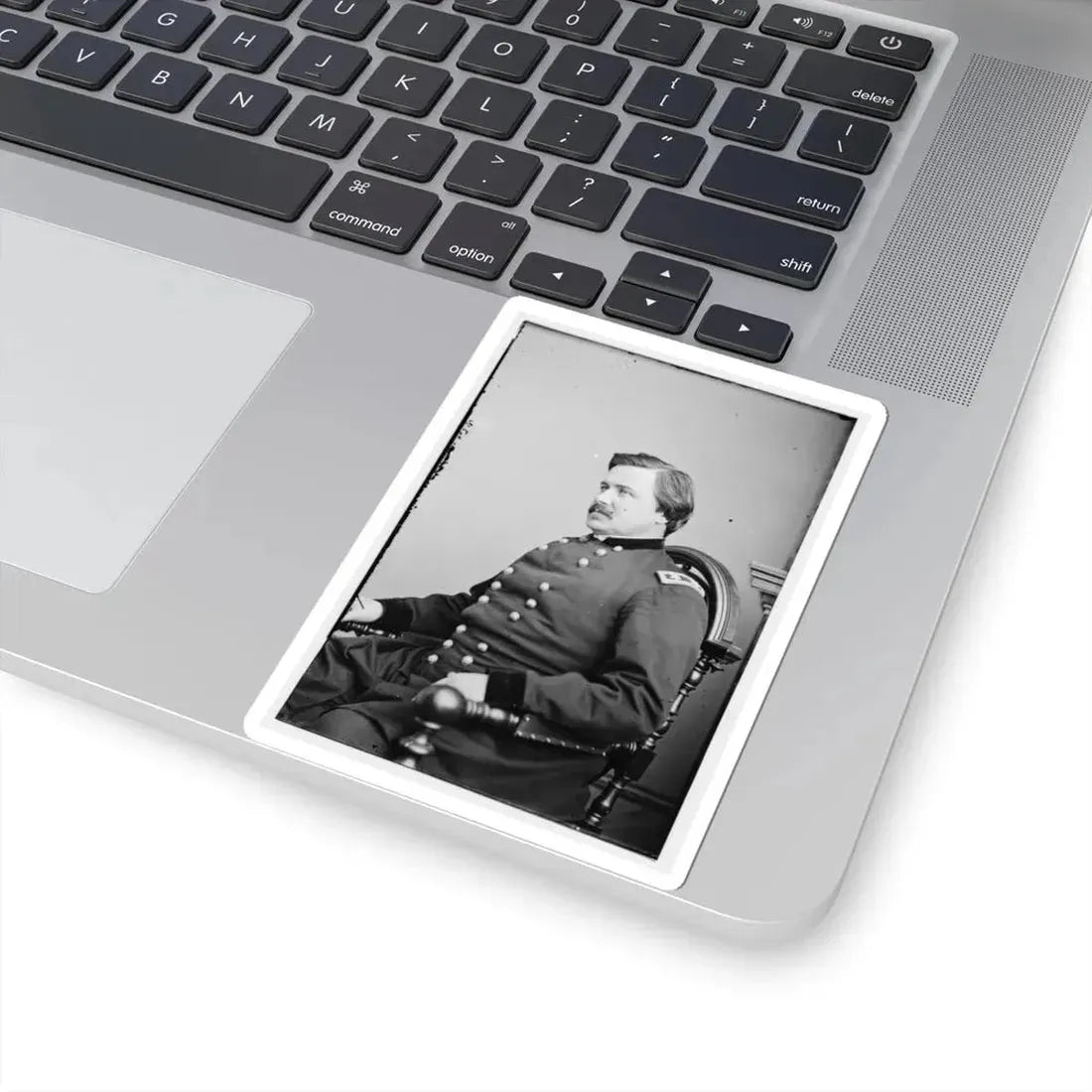 Portrait of Maj. Gen. Alexander Mcd. Mccook, Officer of the Federal Army (U.S. Civil War) STICKER Vinyl Kiss-Cut Decal - The Sticker Space