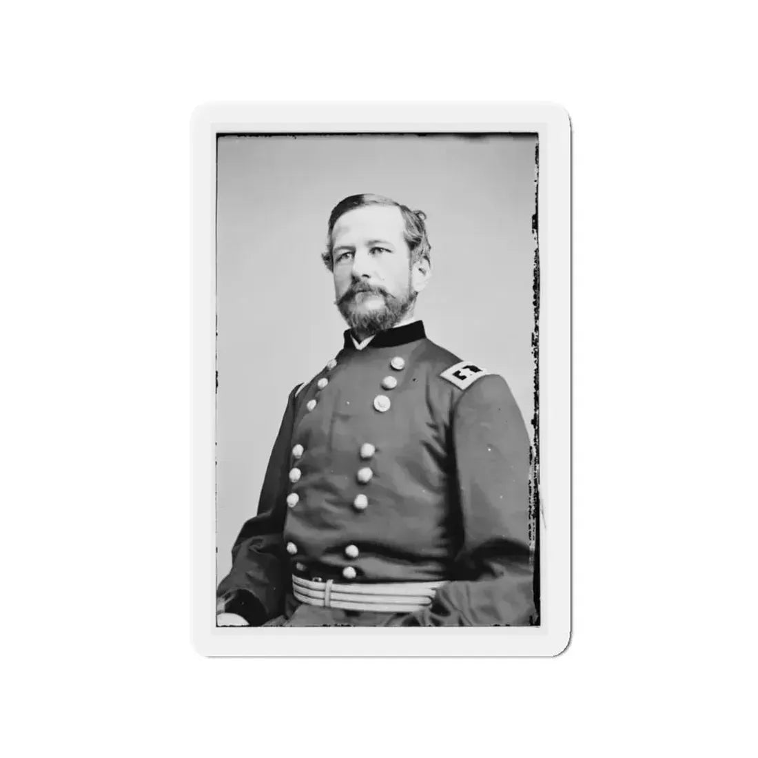 Portrait Of Maj. Gen. Alfred Pleasonton, Officer Of The Federal Army (U.S. Civil War) Refrigerator Magnet 3 Inch - The Sticker Space