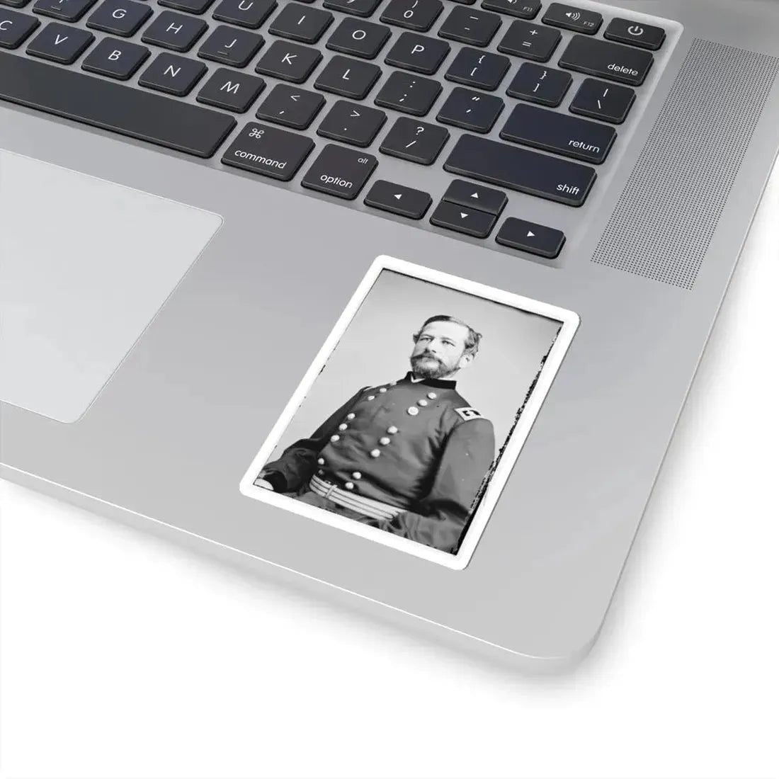 Portrait of Maj. Gen. Alfred Pleasonton, Officer of the Federal Army (U.S. Civil War) STICKER Vinyl Kiss-Cut Decal - The Sticker Space