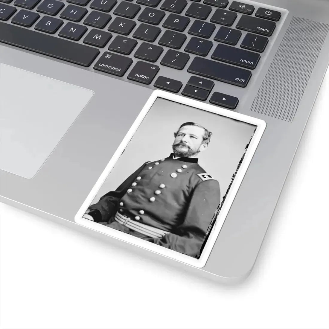 Portrait of Maj. Gen. Alfred Pleasonton, Officer of the Federal Army (U.S. Civil War) STICKER Vinyl Kiss-Cut Decal - The Sticker Space