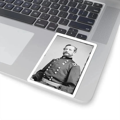 Portrait of Maj. Gen. Alfred Pleasonton, Officer of the Federal Army (U.S. Civil War) STICKER Vinyl Kiss-Cut Decal - The Sticker Space