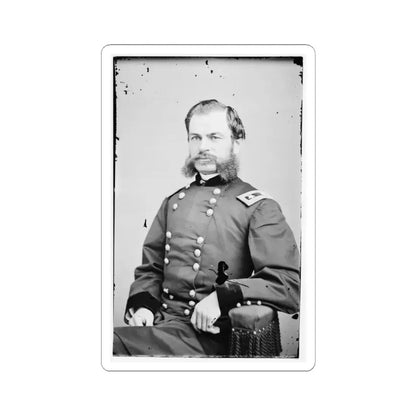Portrait of Maj. Gen. Alfred T. A. Torbert, Officer of the Federal Army (U.S. Civil War) STICKER Vinyl Kiss-Cut Decal 4 Inch White - The Sticker Space
