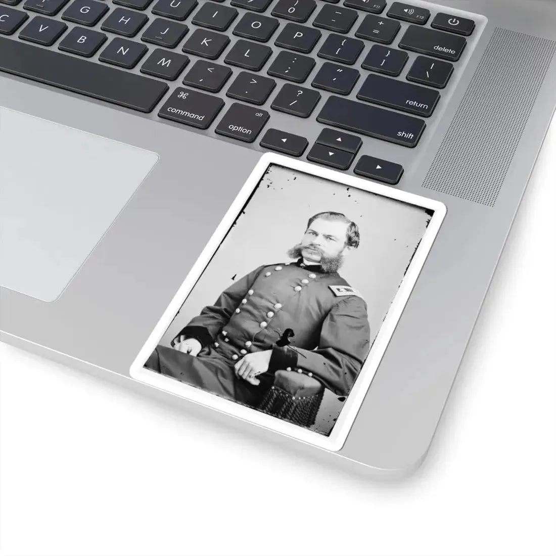 Portrait of Maj. Gen. Alfred T. A. Torbert, Officer of the Federal Army (U.S. Civil War) STICKER Vinyl Kiss-Cut Decal - The Sticker Space
