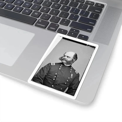 Portrait of Maj. Gen. Ambrose E. Burnside, Officer of the Federal Army (U.S. Civil War) STICKER Vinyl Kiss-Cut Decal - The Sticker Space