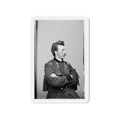 Portrait Of Maj. Gen. (As Of Oct. 21, 1865) Nelson A. Miles, Officer Of The Federal Army (U.S. Civil War) Refrigerator Magnet 3 Inch - The Sticker Space