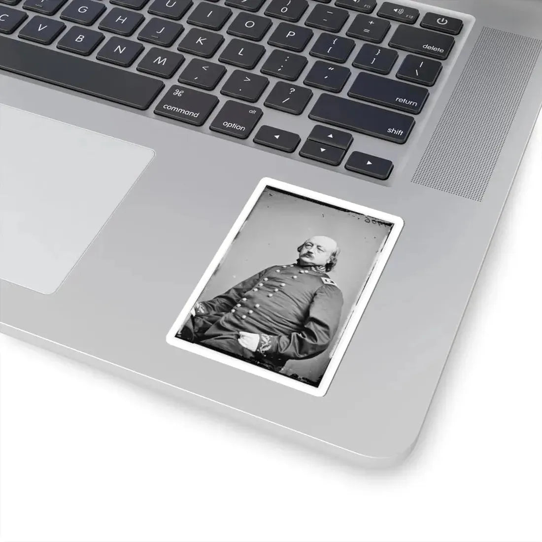 Portrait of Maj. Gen. Benjamin F. Butler, Officer of the Federal Army (U.S. Civil War) STICKER Vinyl Kiss-Cut Decal - The Sticker Space