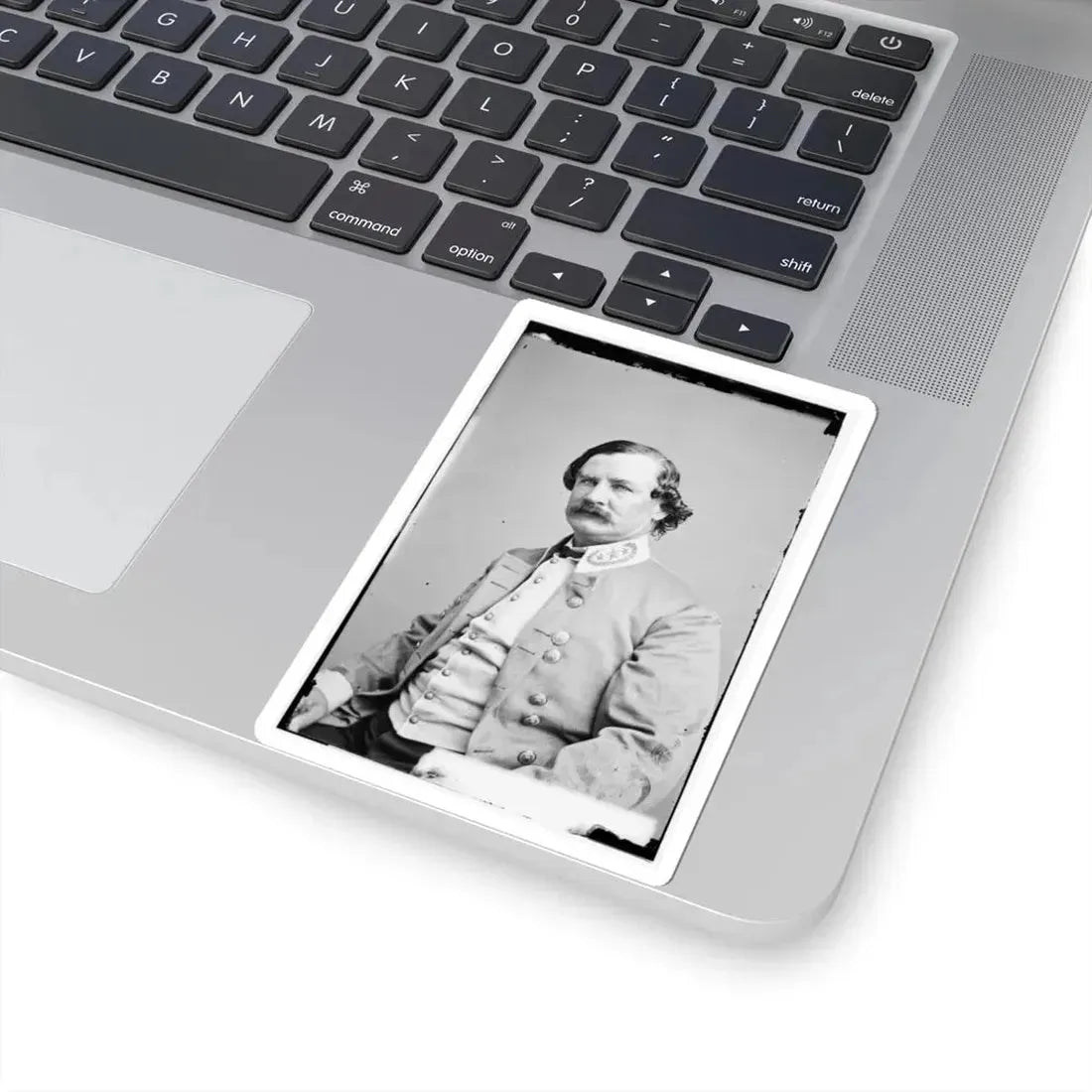 Portrait of Maj. Gen. Benjamin F. Cheatham, Officer of the Confederate Army (U.S. Civil War) STICKER Vinyl Kiss-Cut Decal - The Sticker Space