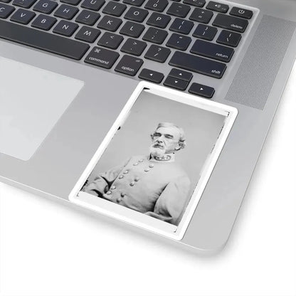 Portrait of Maj. Gen. Benjamin Huger, Officer of the Confederate Army (U.S. Civil War) STICKER Vinyl Kiss-Cut Decal - The Sticker Space