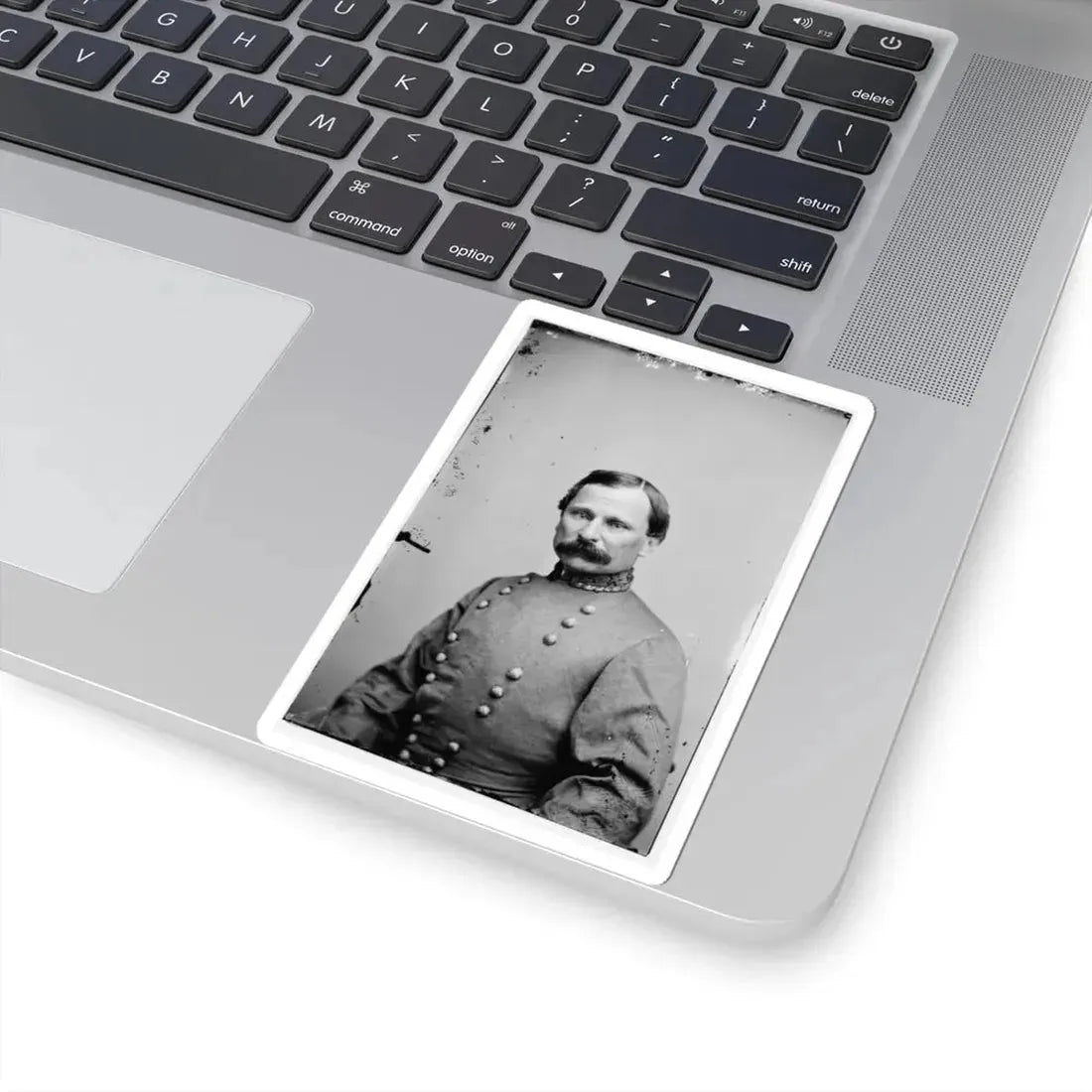 Portrait of Maj. Gen. Cadmus M. Wilcox, Officer of the Confederate Army (U.S. Civil War) STICKER Vinyl Kiss-Cut Decal - The Sticker Space