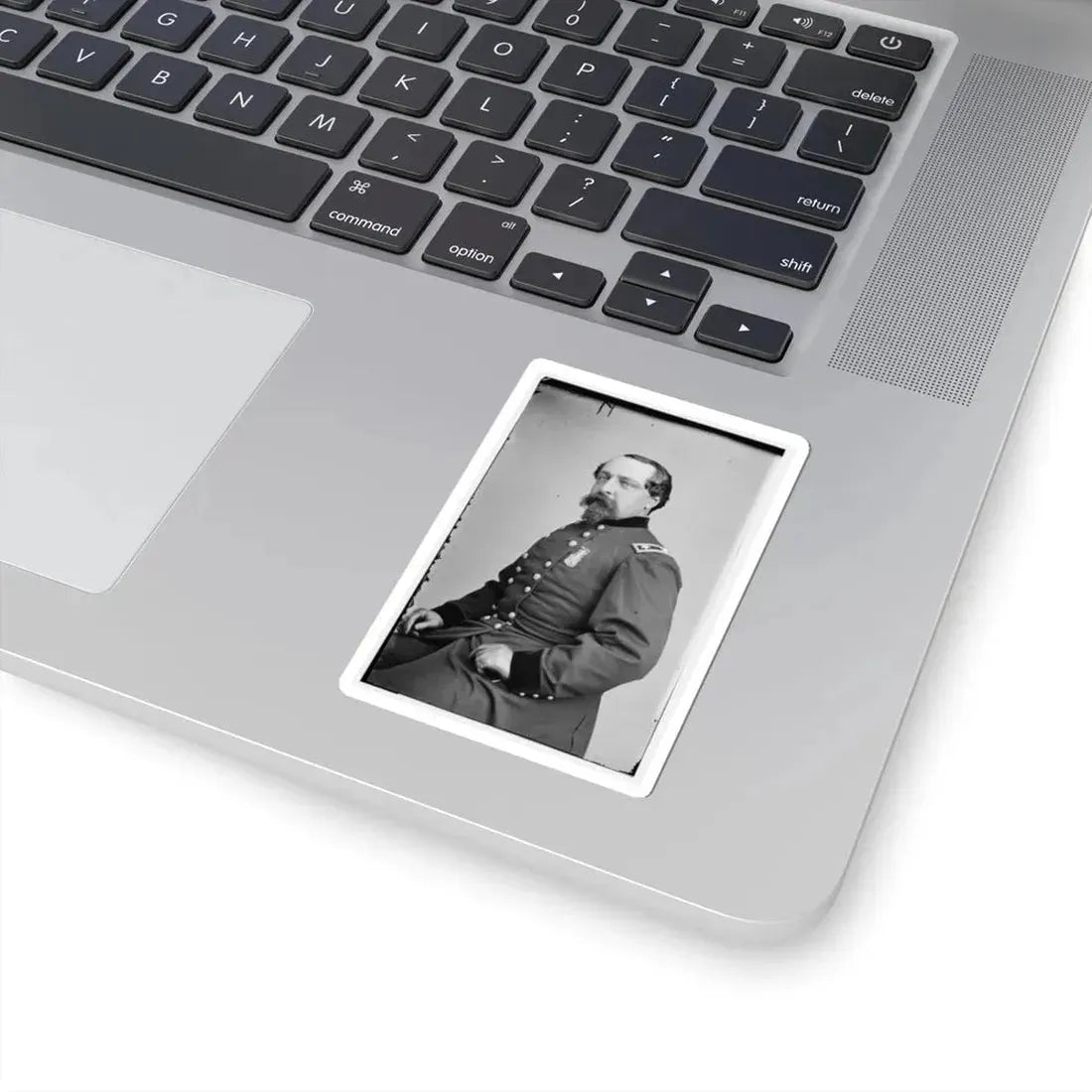 Portrait of Maj. Gen. Edward Ferrero, Officer of the Federal Army (U.S. Civil War) STICKER Vinyl Kiss-Cut Decal - The Sticker Space