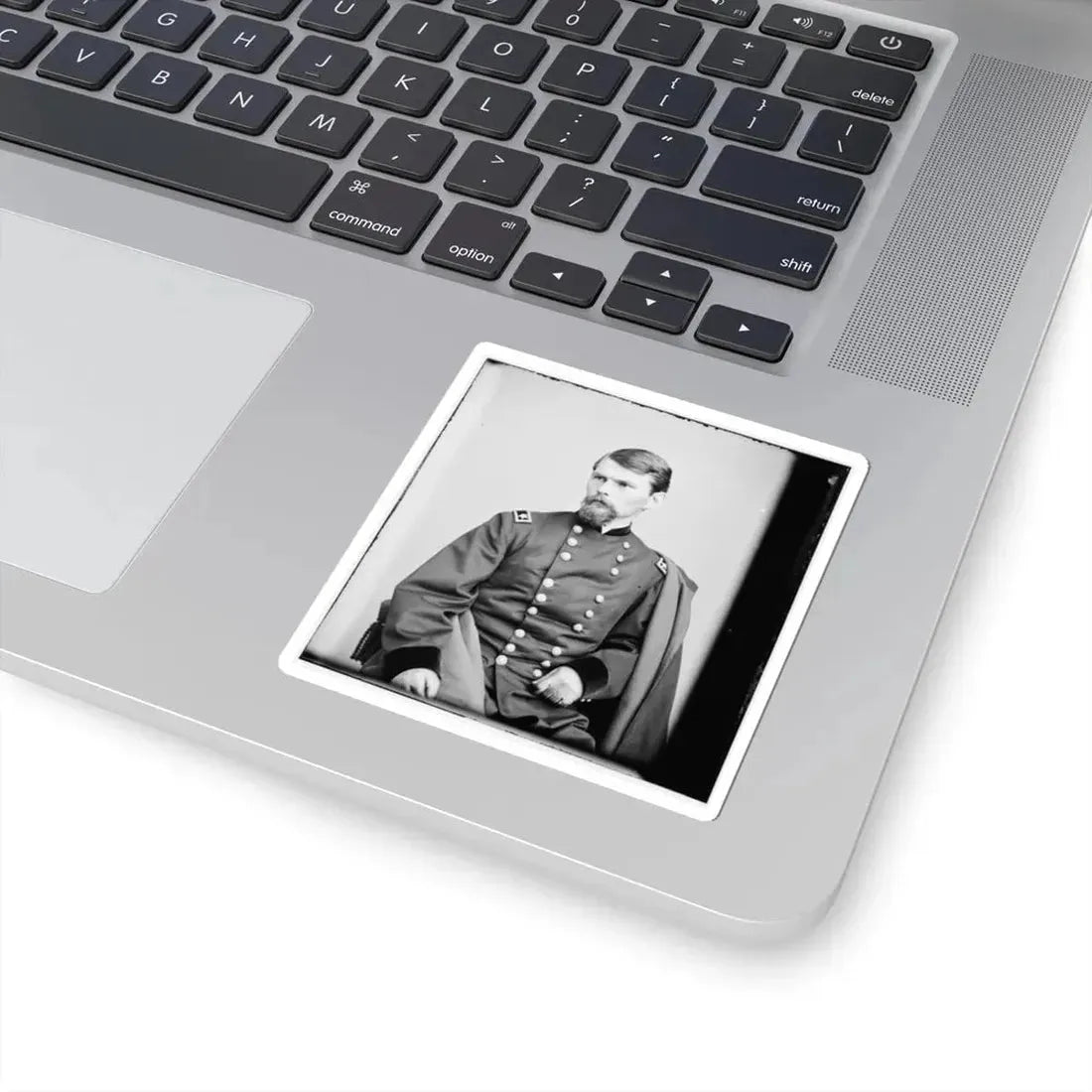 Portrait of Maj. Gen. Emory Upton, Officer of the Federal Army (U.S. Civil War) STICKER Vinyl Kiss-Cut Decal - The Sticker Space