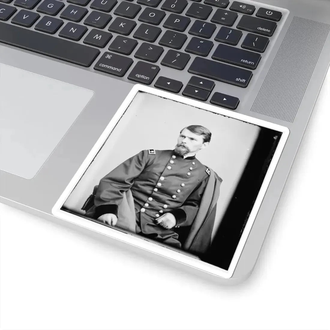 Portrait of Maj. Gen. Emory Upton, Officer of the Federal Army (U.S. Civil War) STICKER Vinyl Kiss-Cut Decal - The Sticker Space