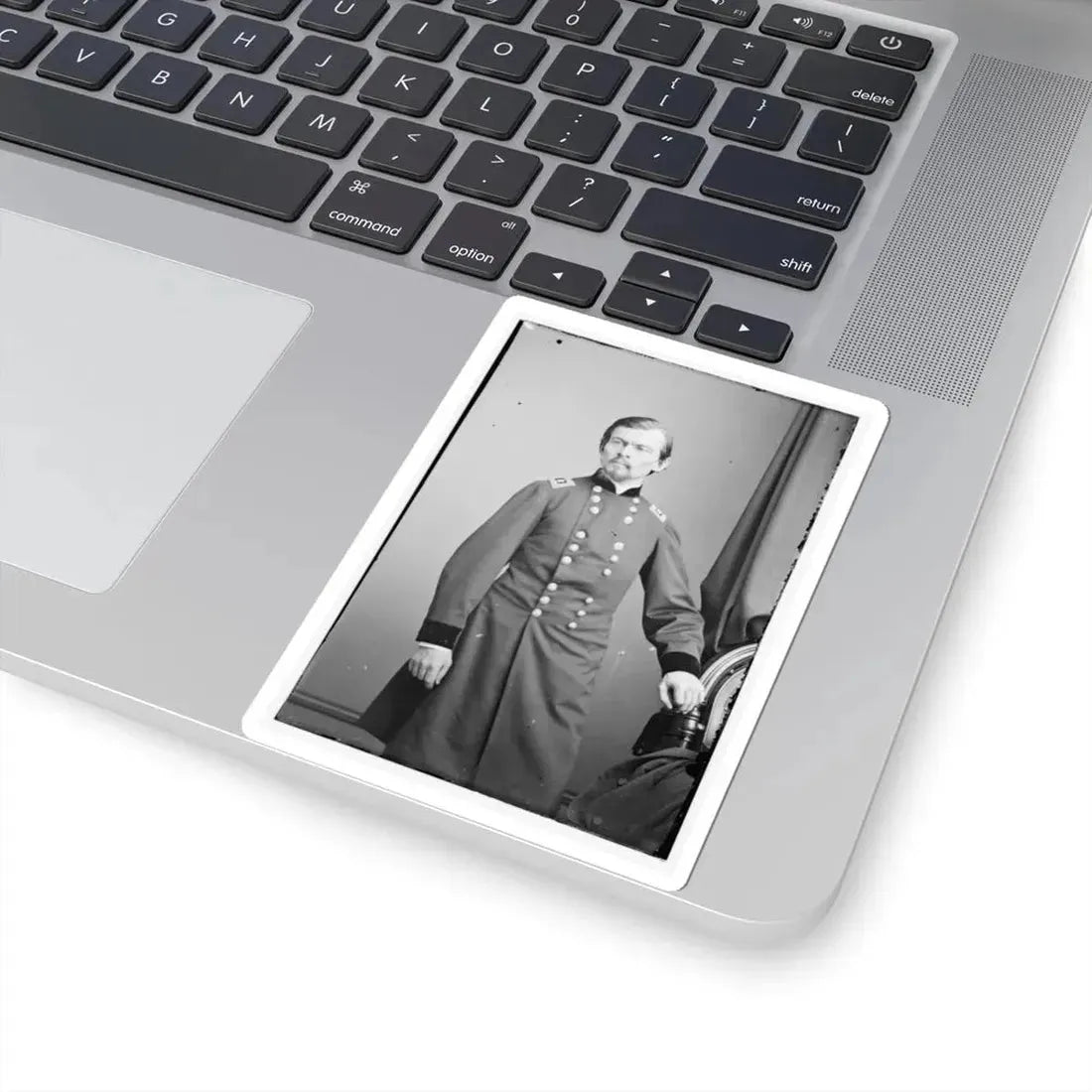 Portrait of Maj. Gen. Franz Sigel, Officer of the Federal Army (U.S. Civil War) STICKER Vinyl Kiss-Cut Decal - The Sticker Space