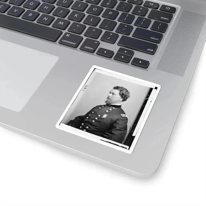 Portrait of Maj. Gen. Horatio G. Wright, Officer of the Federal Army (U.S. Civil War) STICKER Vinyl Kiss-Cut Decal - The Sticker Space