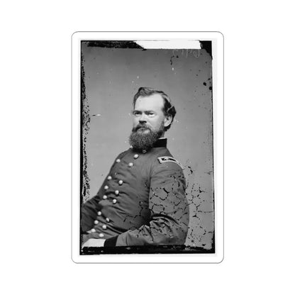 Portrait of Maj. Gen. James B. Mcpherson, Officer of the Federal Army (U.S. Civil War) STICKER Vinyl Kiss-Cut Decal 6 Inch White - The Sticker Space