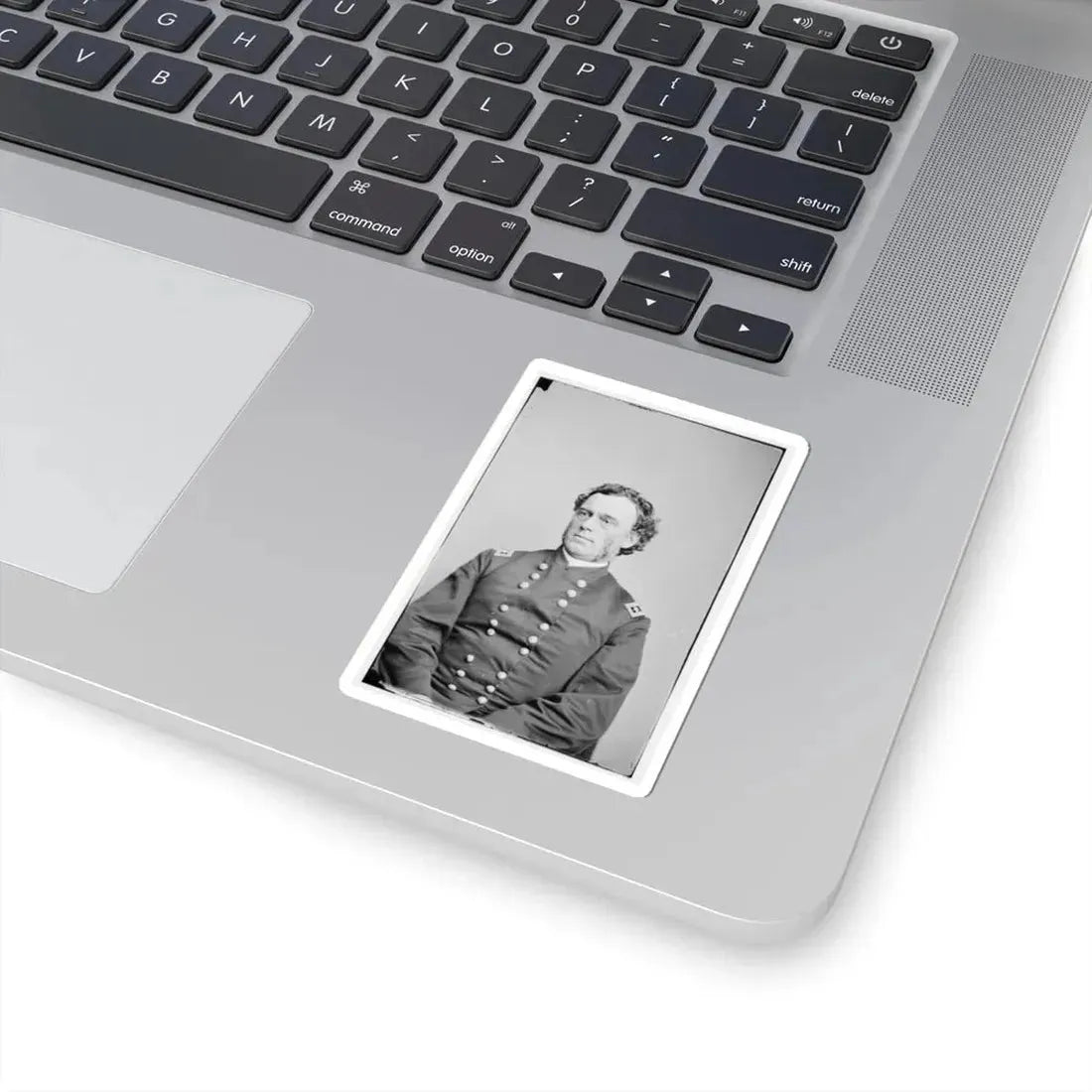 Portrait of Maj. Gen. James B. Steedman, Officer of the Federal Army (U.S. Civil War) STICKER Vinyl Kiss-Cut Decal - The Sticker Space