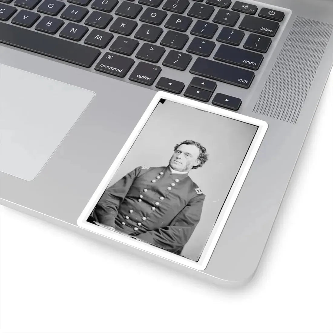 Portrait of Maj. Gen. James B. Steedman, Officer of the Federal Army (U.S. Civil War) STICKER Vinyl Kiss-Cut Decal - The Sticker Space