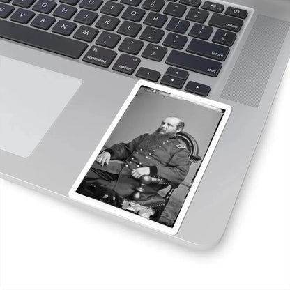 Portrait of Maj. Gen. John M. Schofield, Officer of the Federal Army (U.S. Civil War) STICKER Vinyl Kiss-Cut Decal - The Sticker Space