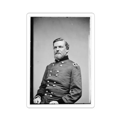Portrait of Maj. Gen. John Newton, Officer of the Federal Army (U.S. Civil War) STICKER Vinyl Kiss-Cut Decal 6 Inch White - The Sticker Space
