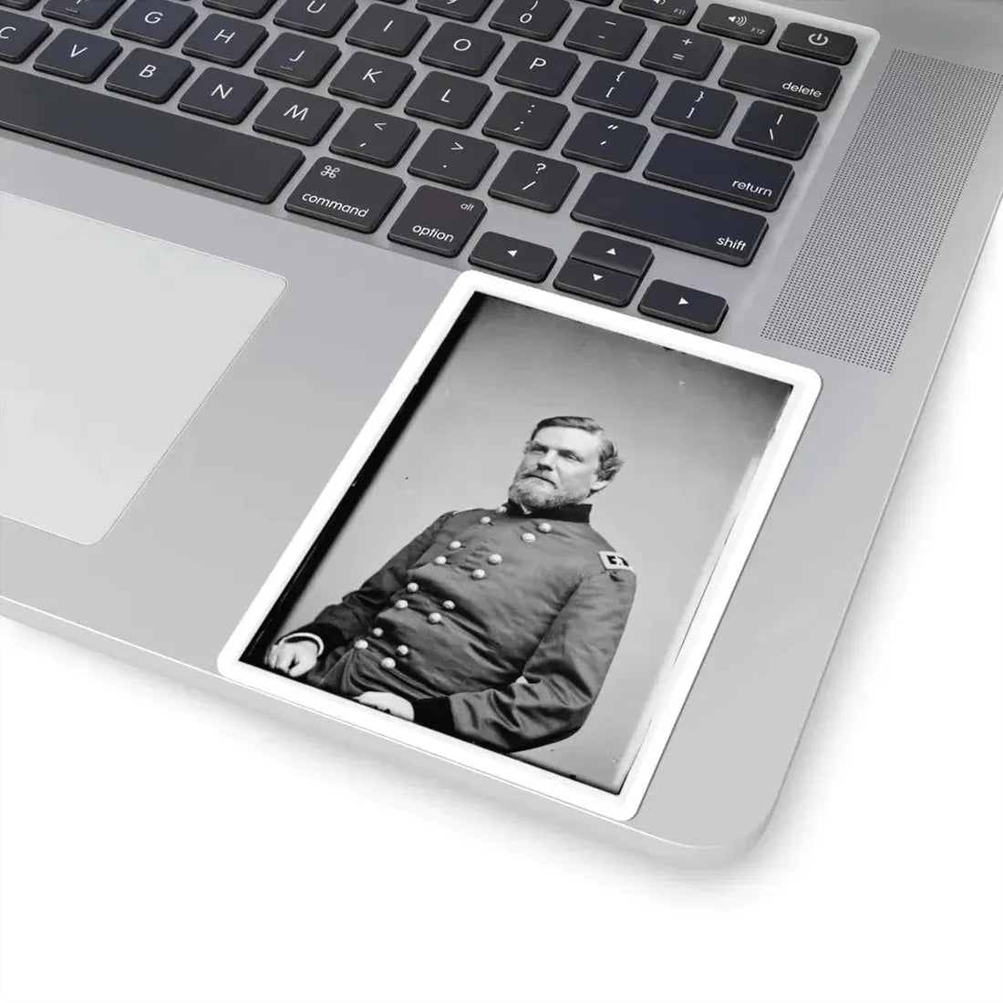 Portrait of Maj. Gen. John Newton, Officer of the Federal Army (U.S. Civil War) STICKER Vinyl Kiss-Cut Decal - The Sticker Space