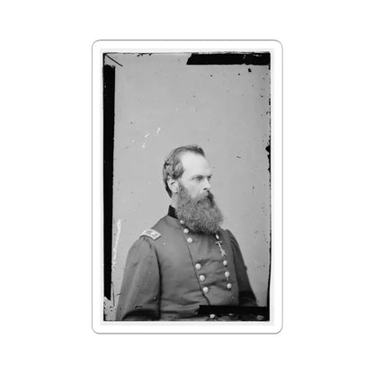 Portrait of Maj. Gen. John W. Geary, Officer of the Federal Army (U.S. Civil War) STICKER Vinyl Kiss-Cut Decal 6 Inch White - The Sticker Space