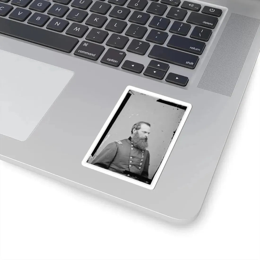 Portrait of Maj. Gen. John W. Geary, Officer of the Federal Army (U.S. Civil War) STICKER Vinyl Kiss-Cut Decal - The Sticker Space