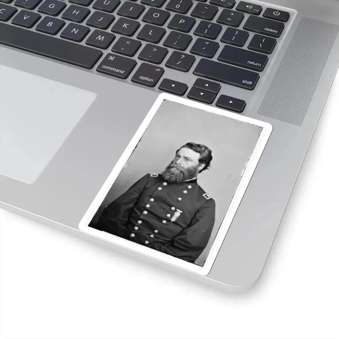 Portrait of Maj. Gen. Joseph A. Mower, Officer of the Federal Army (U.S. Civil War) STICKER Vinyl Kiss-Cut Decal - The Sticker Space