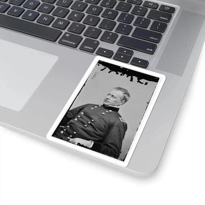 Portrait of Maj. Gen. Joseph Hooker, Officer of the Federal Army (U.S. Civil War) STICKER Vinyl Kiss-Cut Decal - The Sticker Space