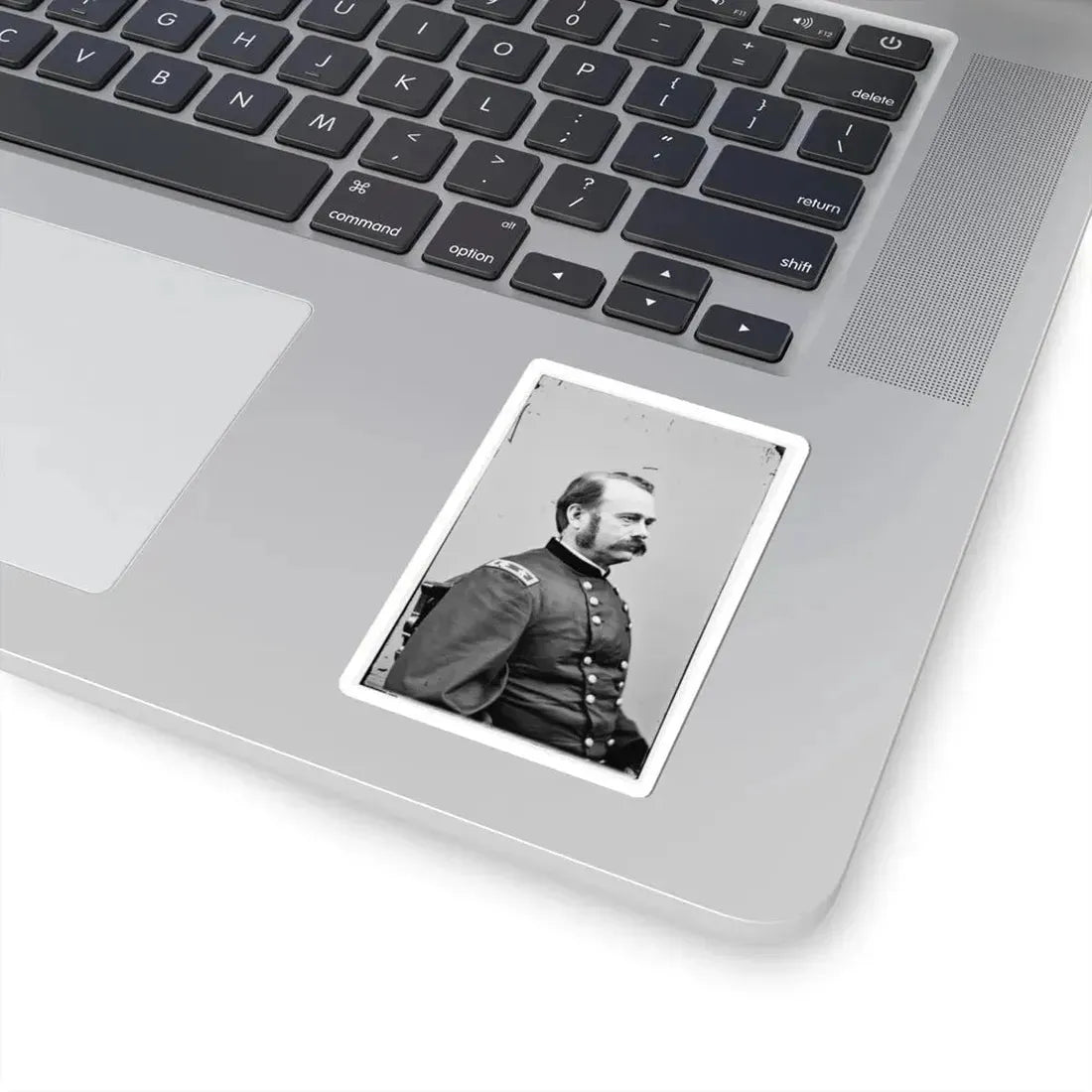 Portrait of Maj. Gen. Lovell H. Rousseau, Officer of the Federal Army (U.S. Civil War) STICKER Vinyl Kiss-Cut Decal - The Sticker Space