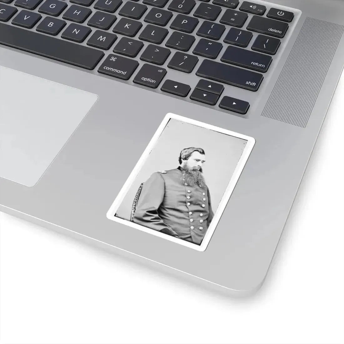 Portrait of Maj. Gen. N. Martin Curtis, Officer of the Federal Army (U.S. Civil War) STICKER Vinyl Kiss-Cut Decal - The Sticker Space