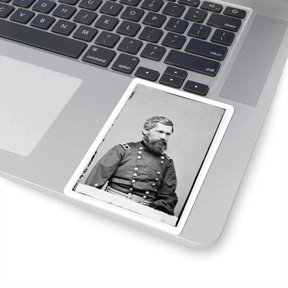 Portrait of Maj. Gen. Oliver O. Howard, Officer of the Federal Army (U.S. Civil War) STICKER Vinyl Kiss-Cut Decal - The Sticker Space