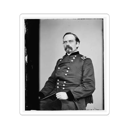 Portrait of Maj. Gen. Peter J. Osterhaus, Officer of the Federal Army (U.S. Civil War) STICKER Vinyl Kiss-Cut Decal 6 Inch White - The Sticker Space