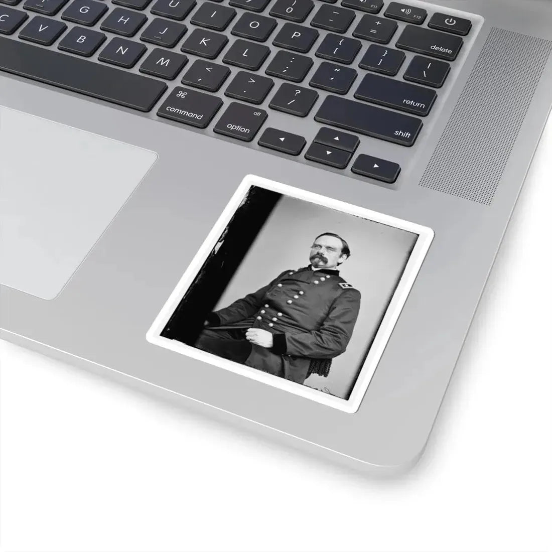 Portrait of Maj. Gen. Peter J. Osterhaus, Officer of the Federal Army (U.S. Civil War) STICKER Vinyl Kiss-Cut Decal - The Sticker Space
