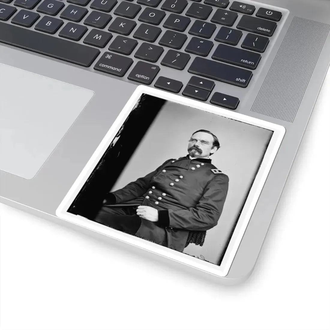 Portrait of Maj. Gen. Peter J. Osterhaus, Officer of the Federal Army (U.S. Civil War) STICKER Vinyl Kiss-Cut Decal - The Sticker Space