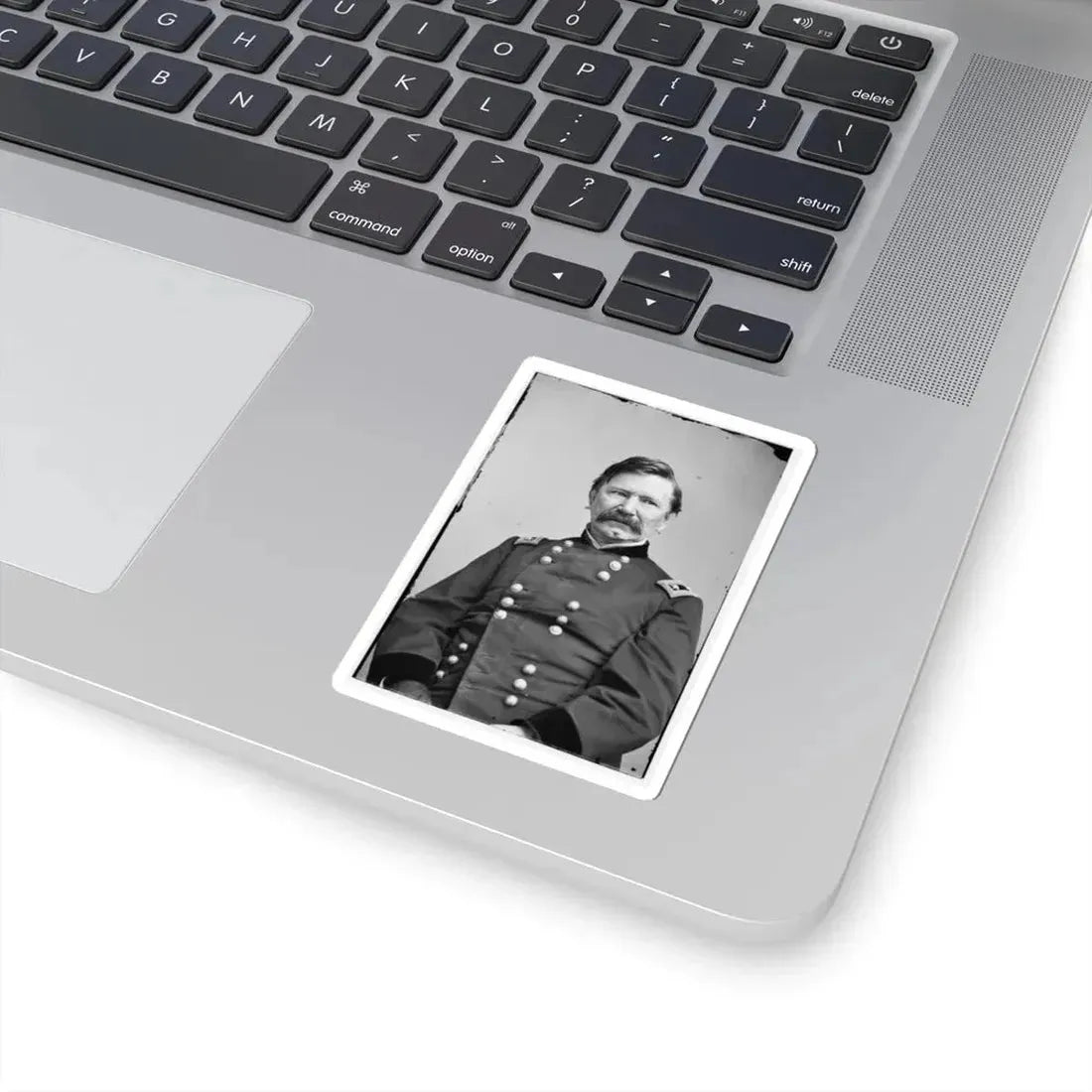 Portrait of Maj. Gen. Robert C. Schenck, Officer of the Federal Army (U.S. Civil War) STICKER Vinyl Kiss-Cut Decal - The Sticker Space