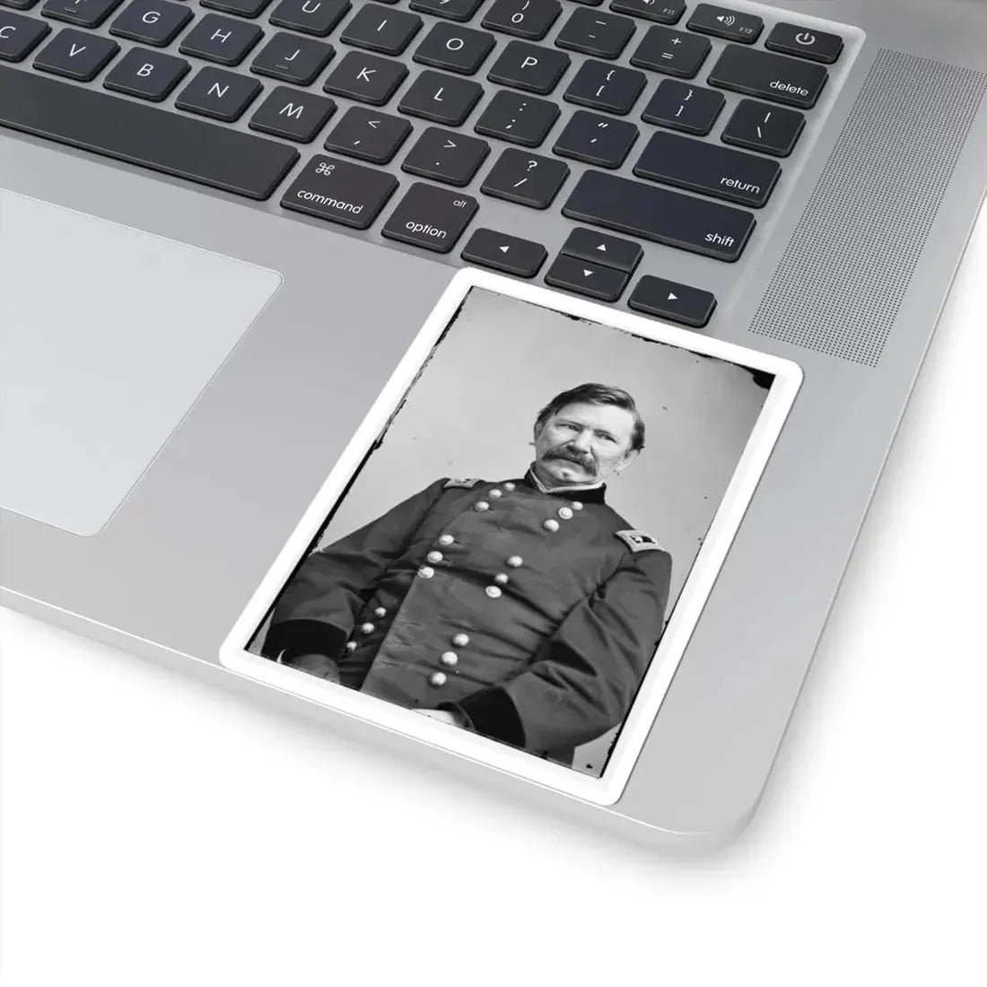 Portrait of Maj. Gen. Robert C. Schenck, Officer of the Federal Army (U.S. Civil War) STICKER Vinyl Kiss-Cut Decal - The Sticker Space