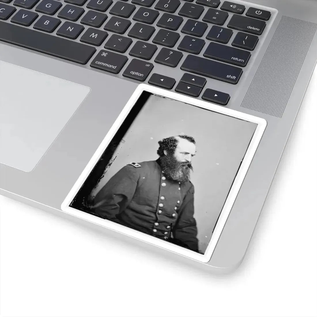 Portrait of Maj. Gen. Romeyn B. Ayres, Officer of the Federal Army (U.S. Civil War) STICKER Vinyl Kiss-Cut Decal - The Sticker Space