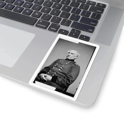 Portrait of Maj. Gen. Silas Casey, Officer of the Federal Army (U.S. Civil War) STICKER Vinyl Kiss-Cut Decal - The Sticker Space