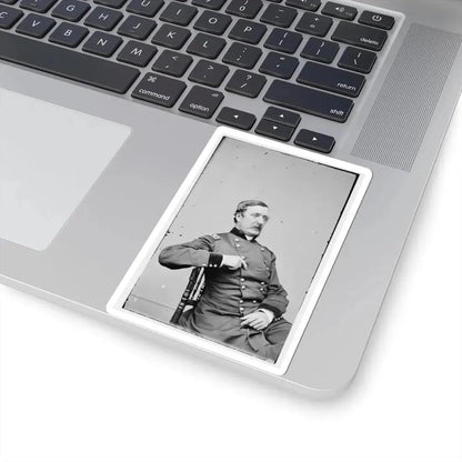 Portrait of Maj. Gen. William F. Barry, Officer of the Federal Army (U.S. Civil War) STICKER Vinyl Kiss-Cut Decal - The Sticker Space
