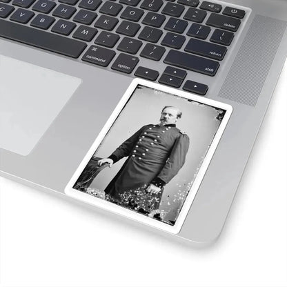 Portrait of Maj. Gen. William F. Smith, Officer of the Federal Army (U.S. Civil War) STICKER Vinyl Kiss-Cut Decal - The Sticker Space