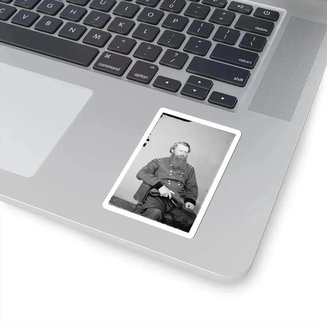 Portrait of Maj. Gen. William W. Belknap, Officer of the Federal Army (U.S. Civil War) STICKER Vinyl Kiss-Cut Decal - The Sticker Space