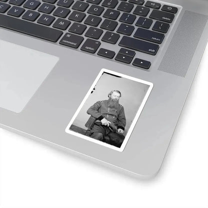 Portrait of Maj. Gen. William W. Belknap, Officer of the Federal Army (U.S. Civil War) STICKER Vinyl Kiss-Cut Decal - The Sticker Space