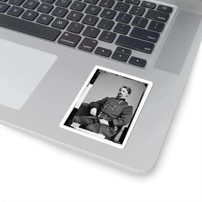 Portrait of Maj. Gen. Winfield S. Hancock, Officer of the Federal Army (U.S. Civil War) STICKER Vinyl Kiss-Cut Decal - The Sticker Space