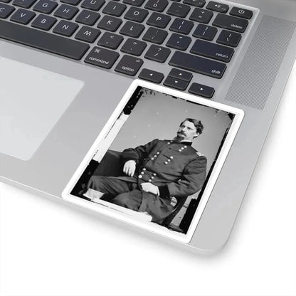 Portrait of Maj. Gen. Winfield S. Hancock, Officer of the Federal Army (U.S. Civil War) STICKER Vinyl Kiss-Cut Decal - The Sticker Space