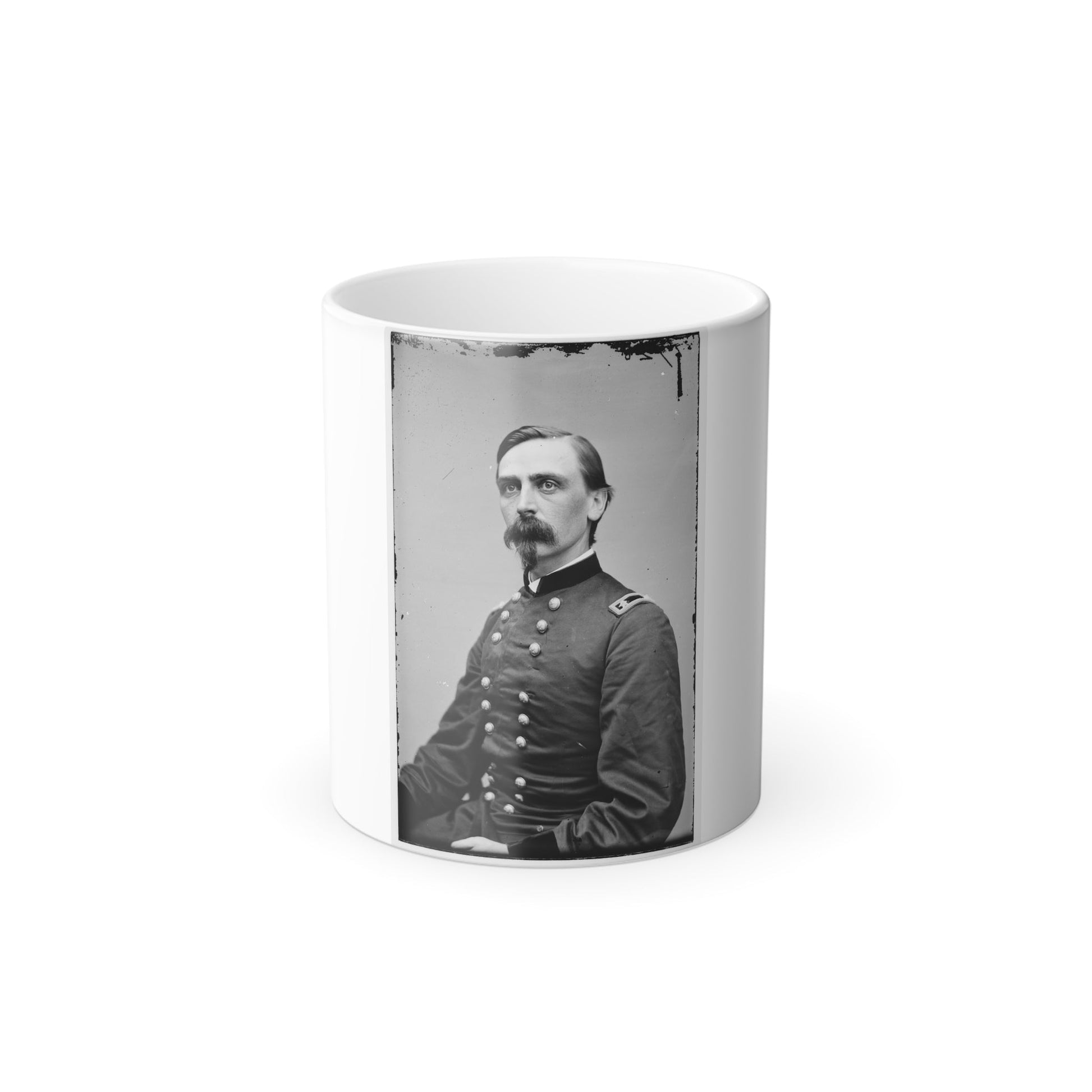 Portrait of Maj. Gen. Adelbert Ames, Officer of the Federal Army (U.S. Civil War) Color Morphing Mug 11oz-11oz-The Sticker Space