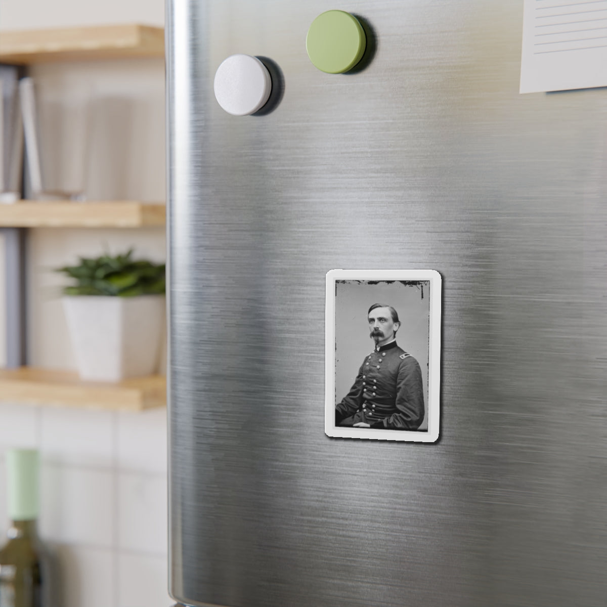 Portrait Of Maj. Gen. Adelbert Ames, Officer Of The Federal Army (U.S. Civil War) Refrigerator Magnet-The Sticker Space